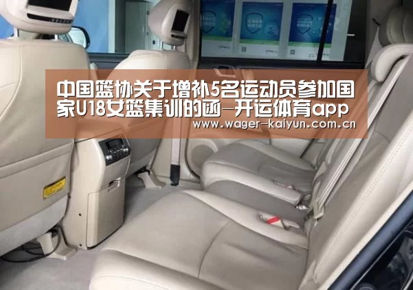 中国篮协关于增补5名运动员参加国家U18女篮集训的函-开运体育app(图3) 开运体育